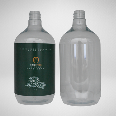 66 PCS 1L DROPPER ROUND CLEAR PET BOTTLE Default Title
