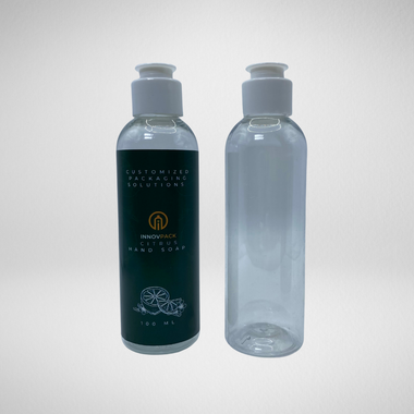 561 PCS 100ML COSMO ROUND CLEAR PET BOTTLE + WHITE SPECIAL FLIP TOP CAP Default Title
