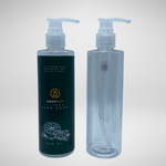 265 PCS 250ML CYLINDRICAL CLEAR PET BOTTLE + TRANSLUCENT LOTION PUMP Default Title