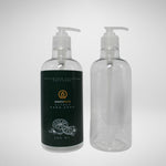 136 PCS 500ML DROPPER ROUND CLEAR PET BOTTLE + TRANSLUCENT LOTION PUMP Default Title
