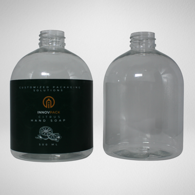 103 PCS 500ML BELL ROUND CLEAR PET BOTTLE Default Title