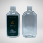 140 PCS 500ML OVAL CLEAR PET BOTTLE + TRANSLUCENT FLIP TOP CAP Default Title