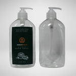 140 PCS 500ML OVAL CLEAR PET BOTTLE + TRANSLUCENT LOTION PUMP Default Title