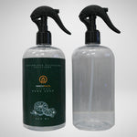 136 PCS 500ML BOSTON ROUND CLEAR PET BOTTLE + BLACK MINI TRIGGER SPRAY Default Title