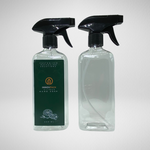 160 PCS 500ML RECTANGLE CLEAR PET BOTTLE + BLACK REGULAR TRIGGER SPRAY Default Title