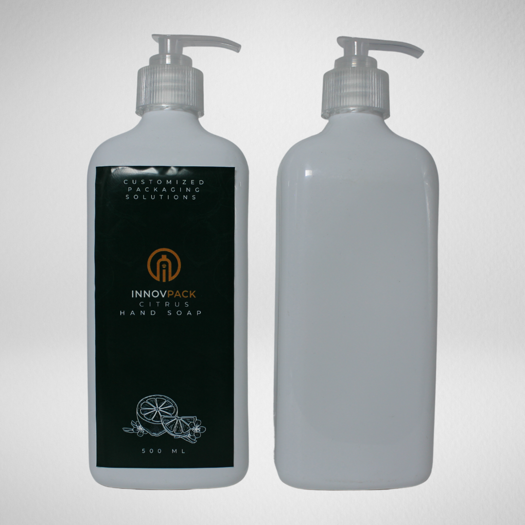 160 PCS 500ML RECTANGLE WHITE PET BOTTLE + TRANSLUCENT LOTION PUMP Default Title