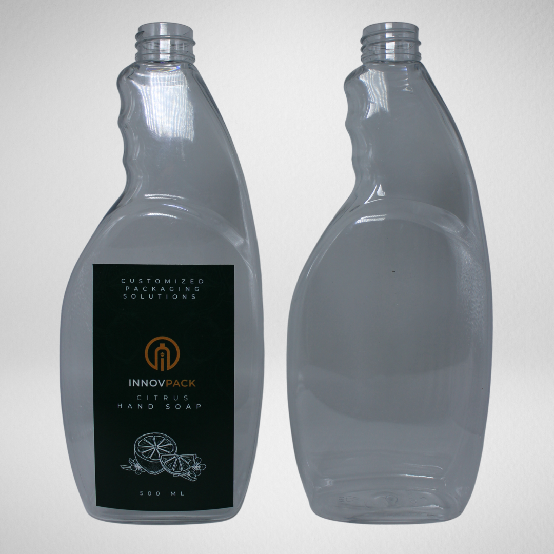 144 PCS 500ML GRIP CLEAR PET BOTTLE Default Title