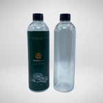 162 PCS 500ML COSMO ROUND CLEAR PET BOTTLE + BLACK SCREW CAP Default Title