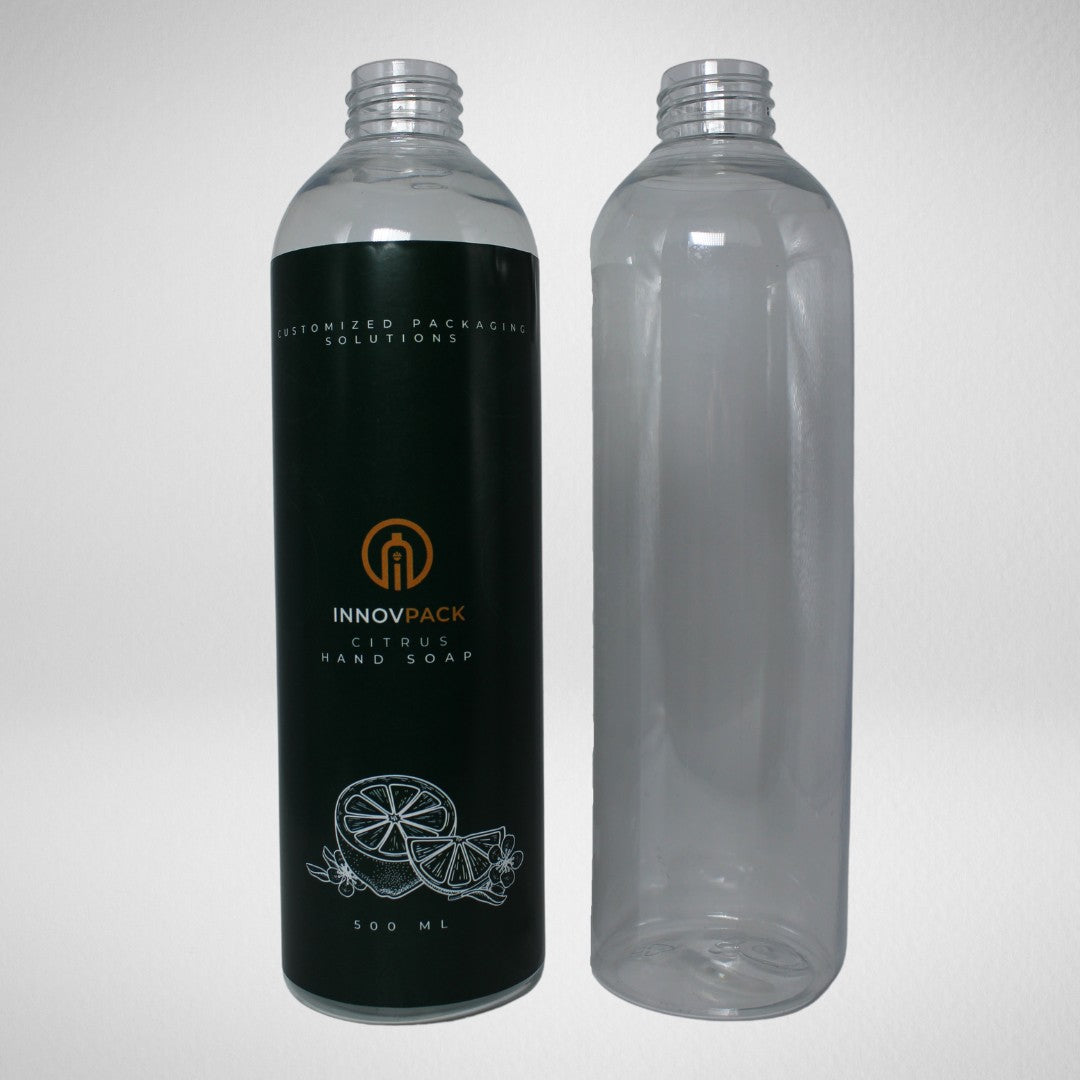 162 PCS 500ML COSMO ROUND CLEAR PET BOTTLE Default Title
